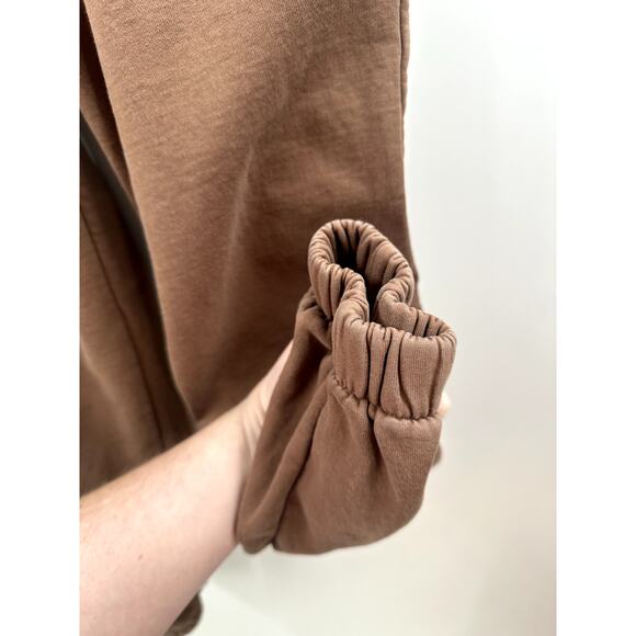 John Galt Brown Jogger Sweat Pants One Size - Picture 5 of 7